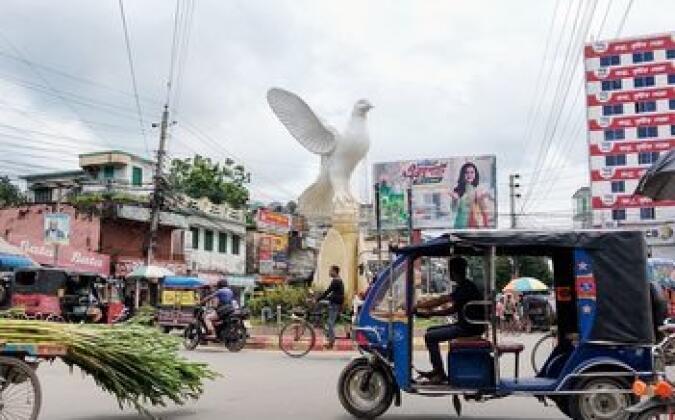 শৈলকুপায় সড়ক নির্মাণে অনিয়মের অভিযোগ